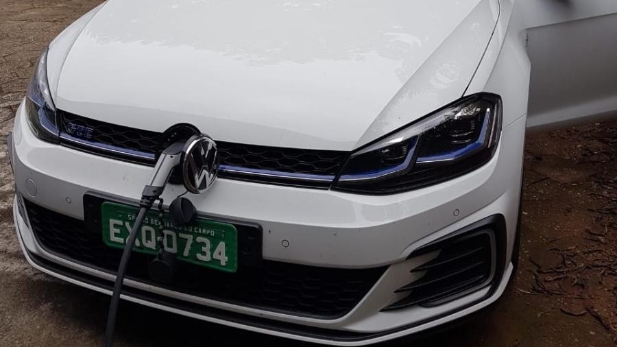 Volkswagen Golf GTE apareceu pela primeira vez no Brasil no Salão do Automóvel de 2014 - Leonardo Celli Coelho/Colaboração para UOL Carros