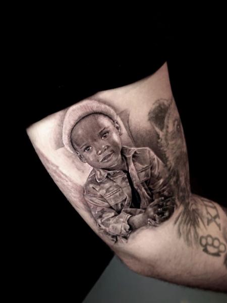 Bruno Gagliasso tatuou rosto do filho no braço - Reprodução/Instagram