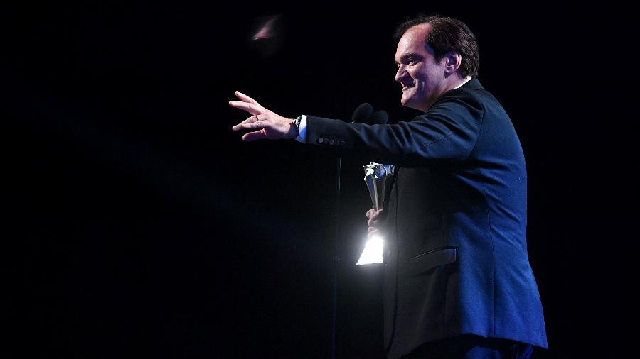 Quentin Tarantino recebe o Critics" Choice Awards de melhor filme por Era Uma Vez em.. Hollywood - Getty Images