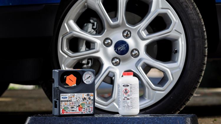 Repair kit replaces spare tire on vehicles with run flat tires;  others bring a thin spare tire - Disclosure - Disclosure
