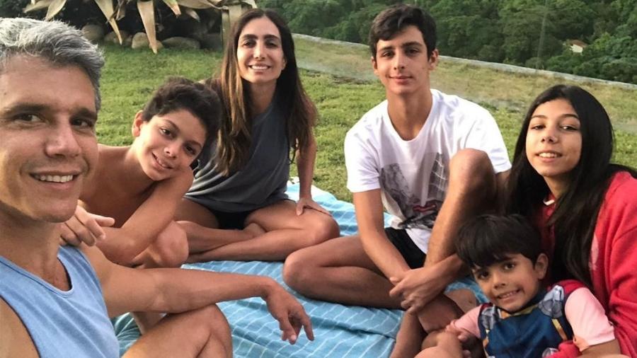 Márcio Garcia tem quatro filhos: Pedro, Nina, Felipe e João - Reprodução/ Instagram