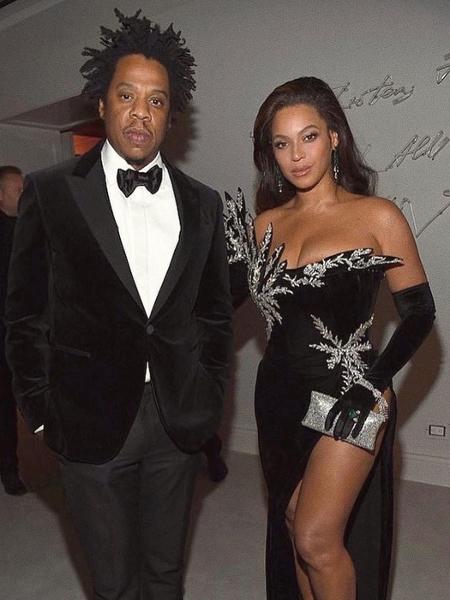 Jay-Z e sua mulher, Beyoncé - Reprodução/Instagram