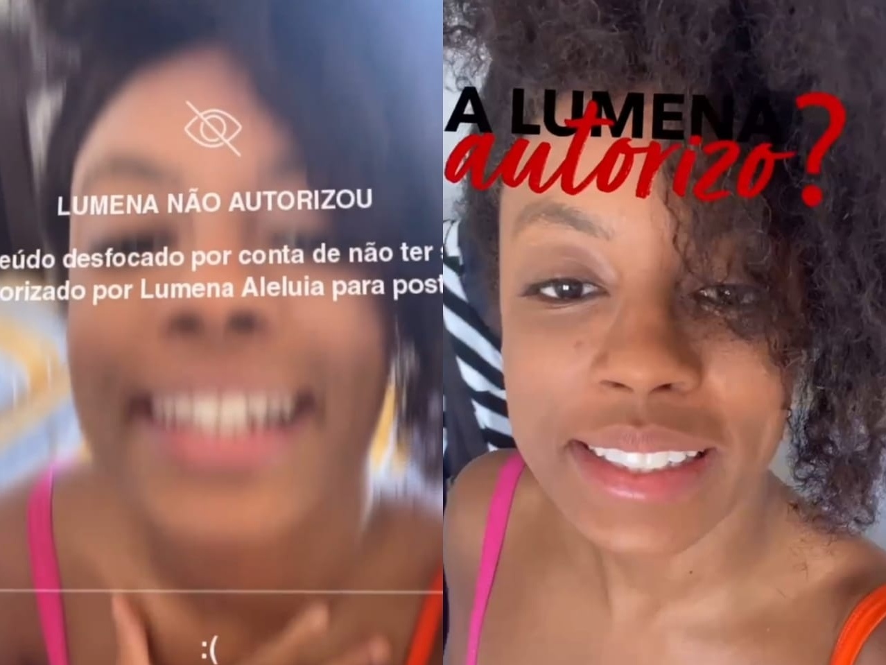 Lumena manda recado sobre uso de sua imagem sem autorização: 'Aí é mole'