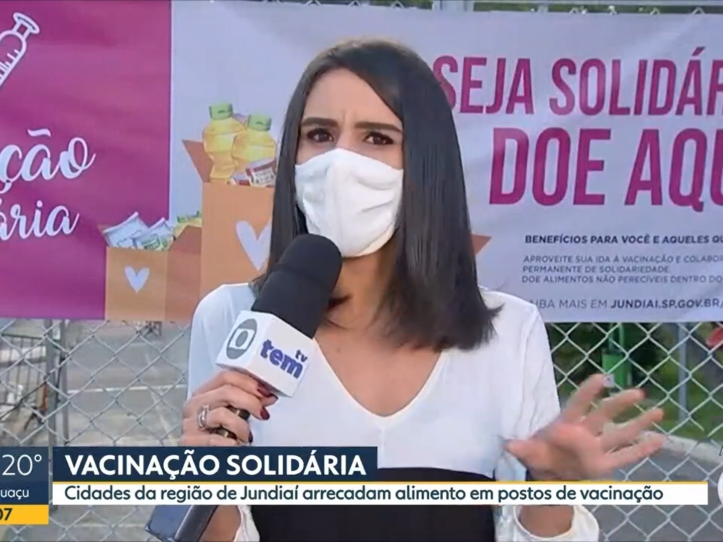 Globo: Repórter é interrompida durante gravação no 'Bom Dia São Paulo' Globo: Repórter é interrompida durante gravação no 'Bom Dia São Paulo'