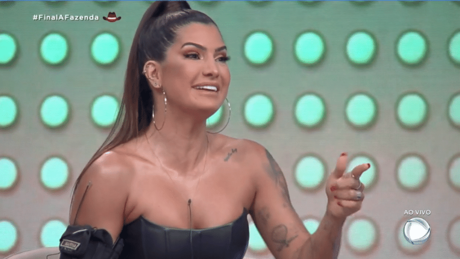 A Fazenda 2021: Marina Ferrari na grande final do reality - Reprodução/PlayPlus