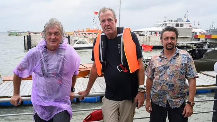 Jeremy Clarkson, Richard Hammond e James May de The Grand Tour