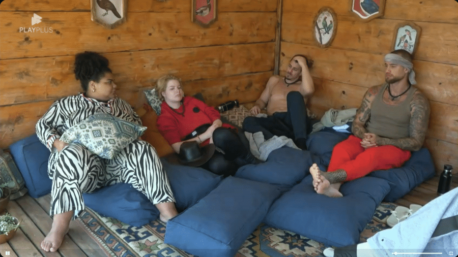 A Fazenda 2024: Flora, Júlia, Sacha e Yuri conversam na casa da árvore