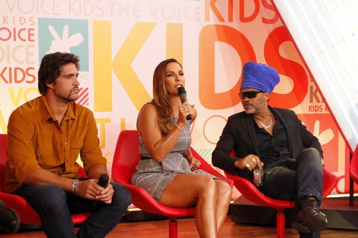 14.dez.2015 - Coletiva de "The Voice Kids" - Marcos Ferreira/BRAZIL NEWS