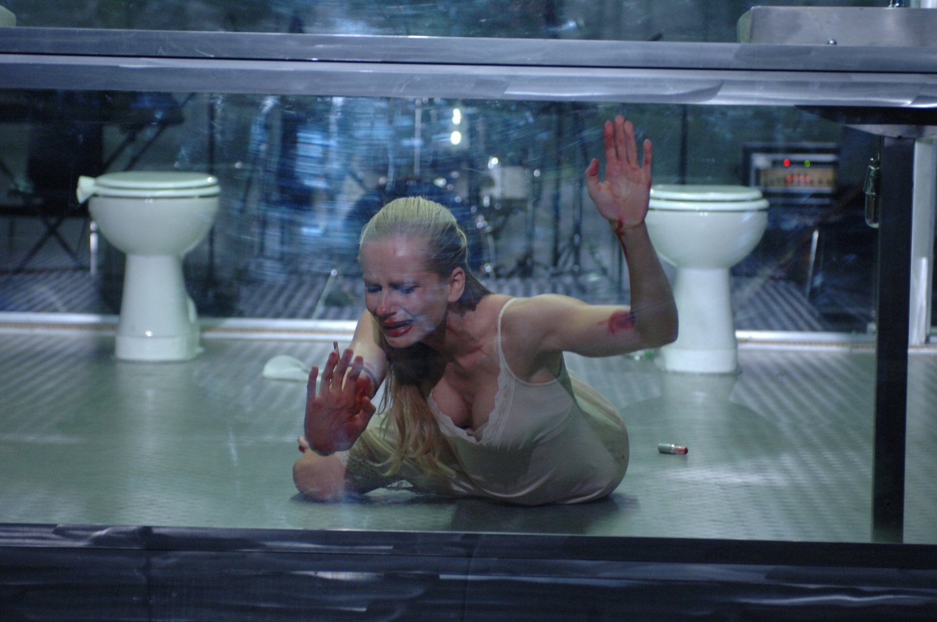 Cena da peça "Apollonia", que fala sobre o holocausto na Polônia - Stefan Okolowicz