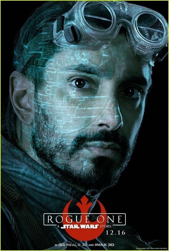 Pôsteres individuais de "Rogue One: Uma História de Star Wars" - Divulgação