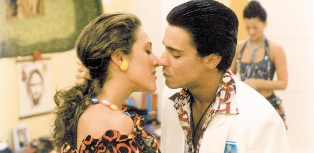 Cynthia Benini com André Gonçalves na "Casa dos Artistas 2" - Divulgação - Divulgação