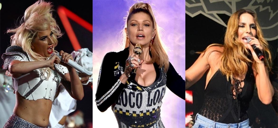 Lady Gaga, Fergie e Ivete Sangalo, cantoras confirmadas no Rock in Rio 2017 - Al Bello/Getty Images, Kevin Winter/Getty Images/AFP e André Muzell/Brazil News