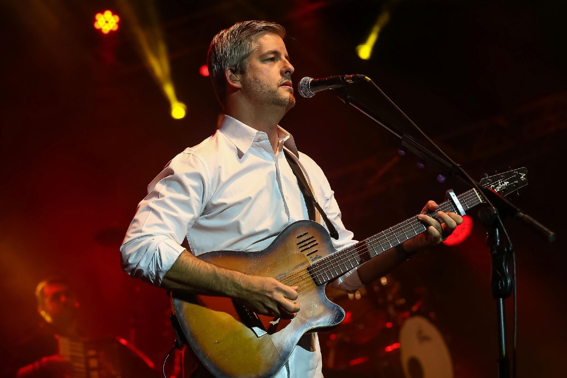 Victor se apresenta com Léo no Espaço das Américas, em São Paulo   - Rapais Castello/AgNews