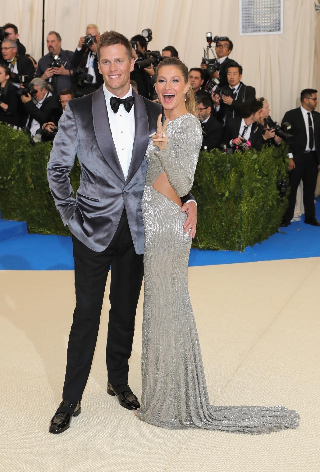 Gisele Bündchen e Tom Brady são os anfitriões do baile do Met Gala - Getty Images