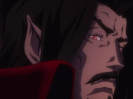 Cena da série "Castlevania" - Drácula - Reprodução