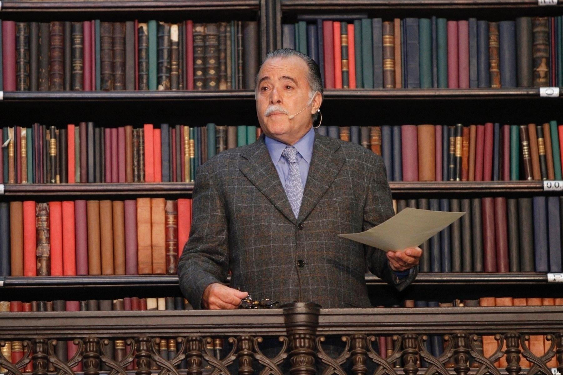 Tony Ramos interpreta José Augusto, dono da famosa Quinta da Carrasqueira e pai da protagonista Maria Vitória (Vitória Strada) - Thyago Andrade/BrazilNews