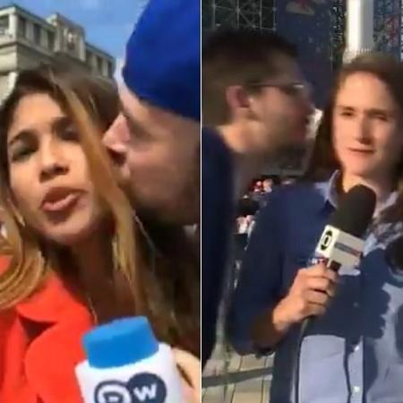 Segundo levantamento da ONG Fare, 15 repórteres sofreram assédio sexual na Copa - Montagem/UOL/