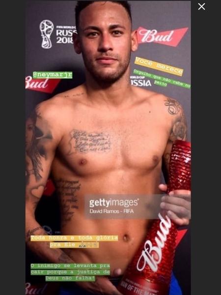 Bruna Marquezine parabeniza Neymar por ser eleito "homem do jogo" na Copa - Reprodução/Instagram/brumarquezine - Reprodução/Instagram/brumarquezine