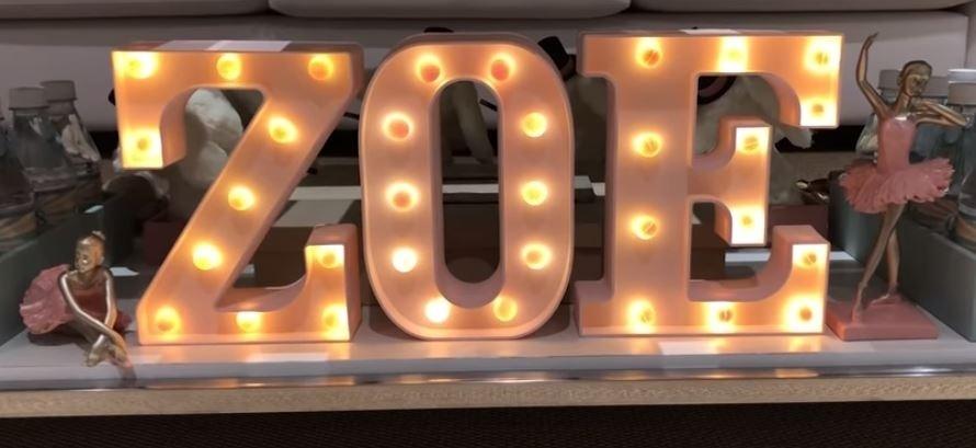 Decoração do quarto de Zoe na maternidade - Reprodução YouTube