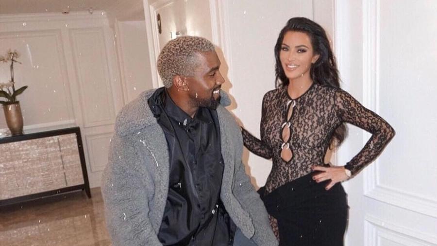 Kim Kardashian e Kanye West; rapper, candidato à presidência dos EUA, estaria passando por uma crise de bipolaridade - Reprodução/Instagram