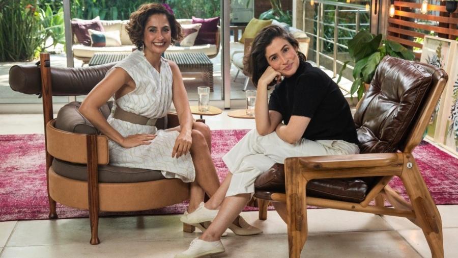 Camila Pitanga recebe Renata Vasconcellos, hoje, no "Superbonita" do GNT - Divulgação