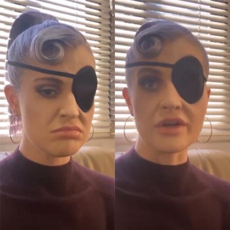 Kelly Osbourne lesiona o olho com rímel  - Reprodução / Instagram