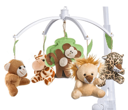 Móbile Berço Bebê Musical e Giratório Animais Da Floresta - Divulgação/Amazon - Divulgação/Amazon