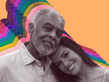 Como não se emocionar com Gilberto Gil e Juliette juntos?  - Montagem de Pedro Antunes em Reprodução / Instagram