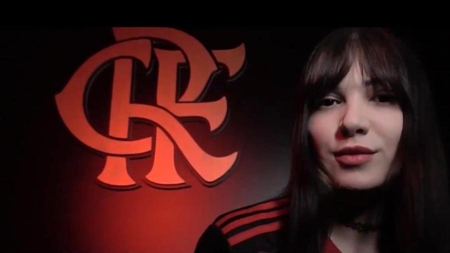 Cacau, nova influenciadora do Flamengo eSport - Reprodução/Flamengo eSports