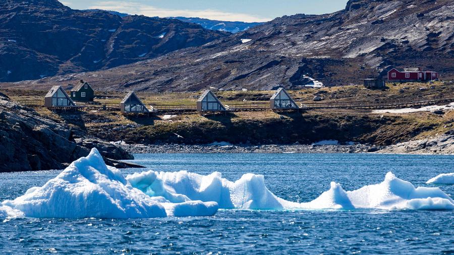 Acomodações da Hospedaria Ilimanaq agora abrigam o restaurante KOKS, que se mudou das Ilhas Faroé - ODD ANDERSEN/AFP
