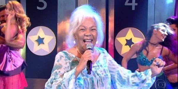 A cantora Loalwa Braz, do grupo de lambada Kaoma, participou recentemente do "Domingão do Faustão" - Reprodução