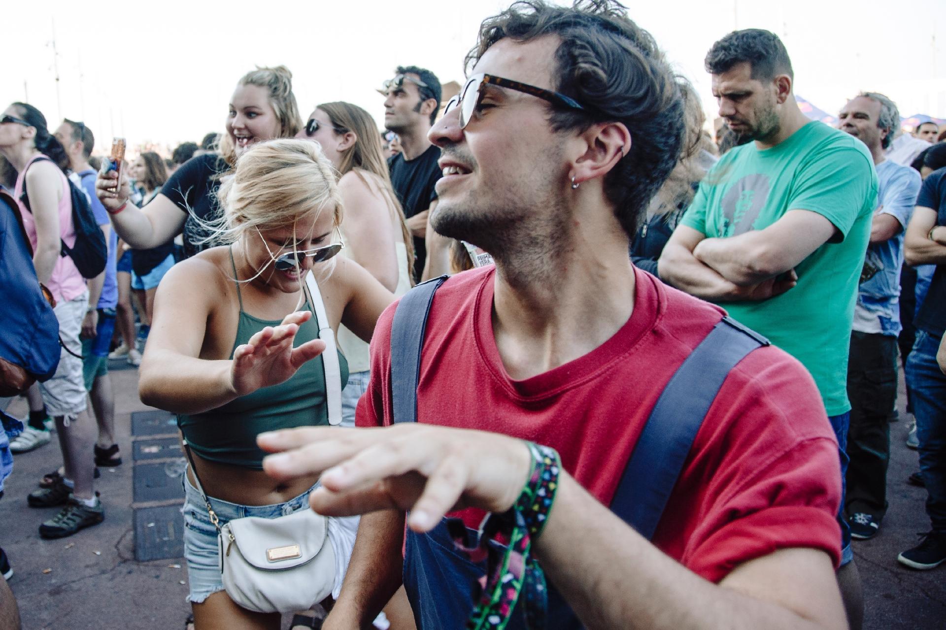 Público curte a sexta-feira, segundo dia do festival Primavera Sound, em Barcelona, na Espanha - Divulgação/Red Bull Content Pool