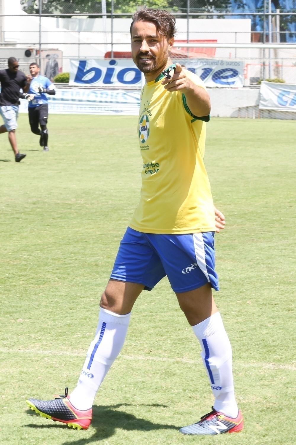 O ator Ricardo Pereira foi um dos participantes do jogo. Ele esteve recentemente no elenco da novela "Novo Mundo" - Roberto Filho/Brazil News