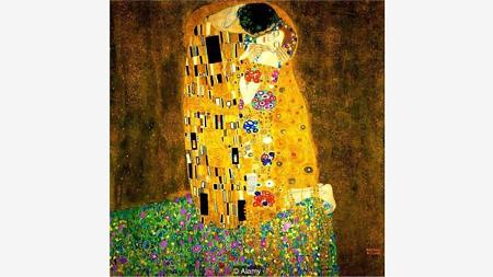 O famoso quadro 'O beijo', de Klimt, não é o que parece à primeira vista  - Alamy