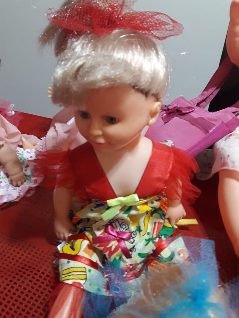 Confira algumas das bonecas já reformadas pela iniciativa - Acervo pessoal