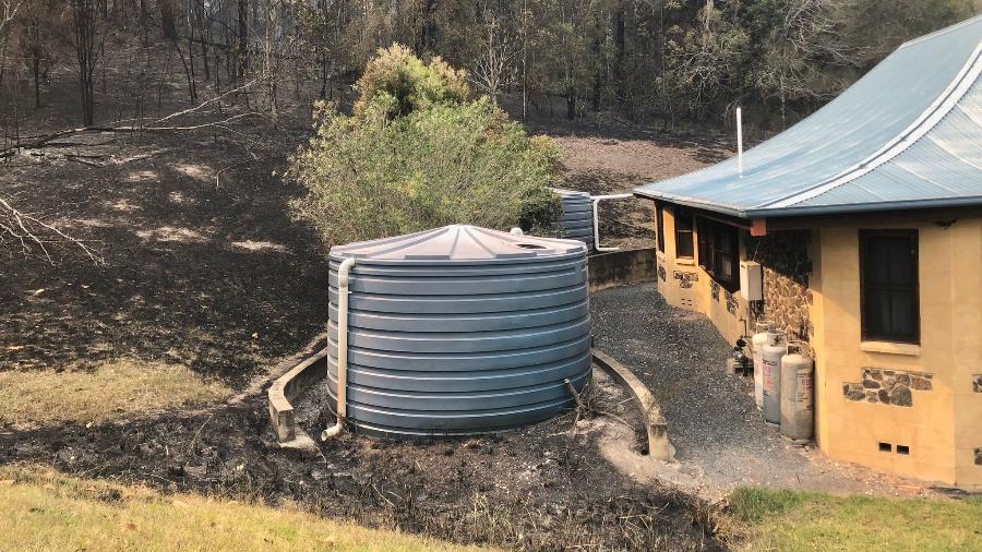 Propriedade de Russel Crowe atingida por incêndio na Austrália - Reprodução/Twitter