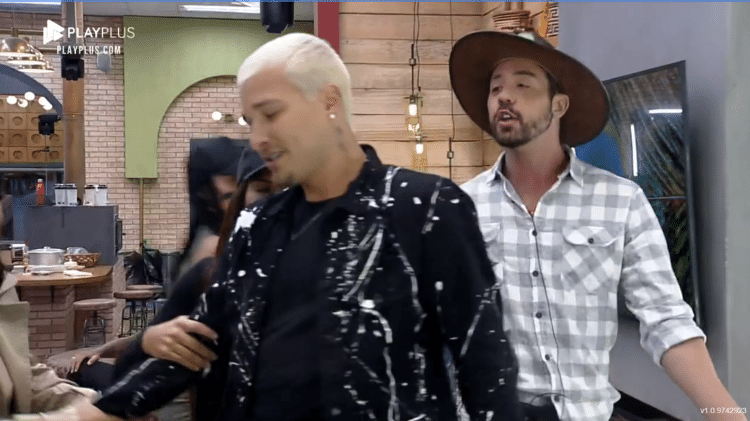 A Fazenda 2021: Rico e MC Gui trocam ofensas na casa - Reprodução/PlayPlus - Reprodução/PlayPlus