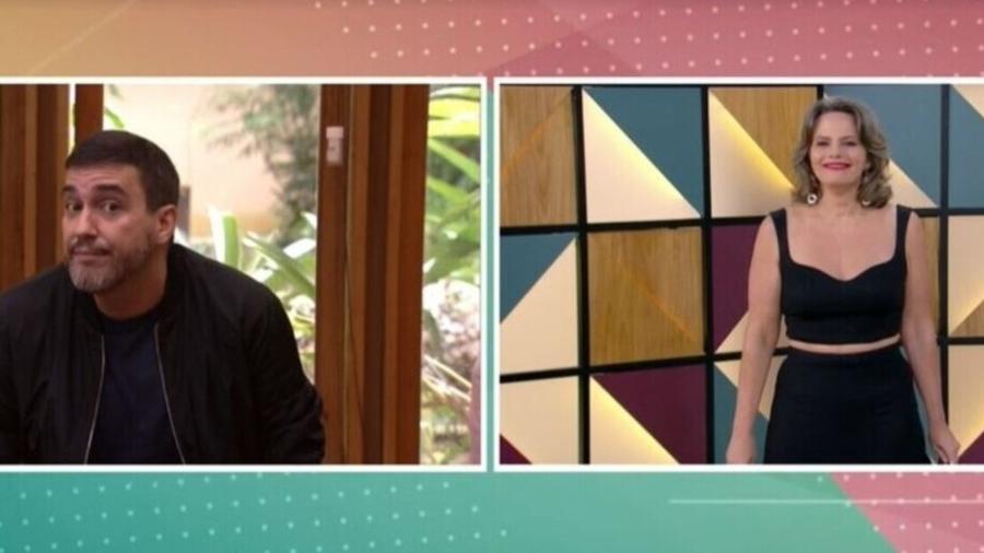 André Marques e Maria Cândida no "É de Casa" - Divulgação/TV Globo