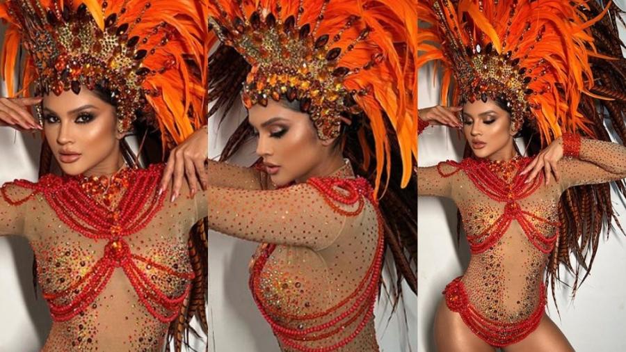 Mileide Mihaile desfila pela Grande Rio - Reprodução/Instagram