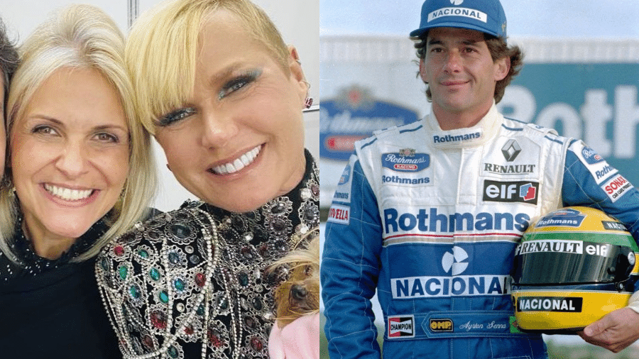 Xuxa dá réplica de uniforme de Senna para filho de ex-Paquita Tatiana Maranhão - Reprodução