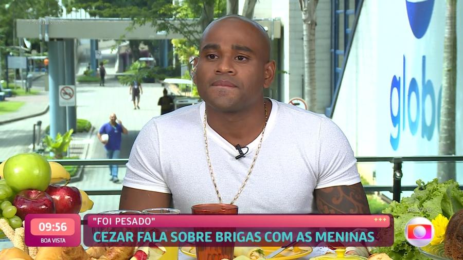 Cezar Black falou sobre as brigas no BBB durante o "Mais Você" - Reprodução/ Globoplay