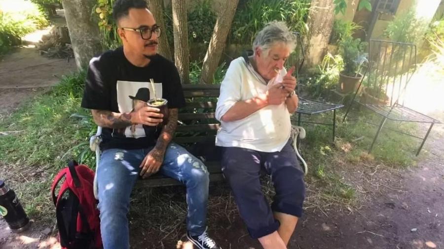 Marcelo D2 e Pepe Mujica se encontraram em 2016 Marcelo D2 e Pepe Mujica se encontraram em 2016
