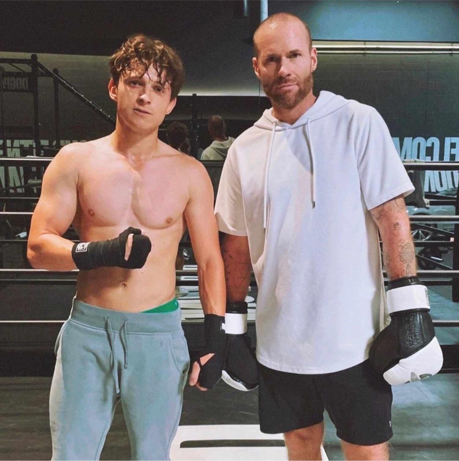 Tom Holland em treino - undefined