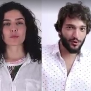 16.mar.2016 - Em vídeo, Letícia Sabatella, Humberto Carrão e Laerte pedem que combate à corrupção seja feito de forma democrática - Reprodução/Facebook - Reprodução/Facebook