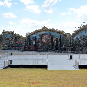 Um dos palcos do Tomorrowland Brasil; festival de música eletrônica acaba hoje - Will Dias/Futura Press/Estadão Conteúdo