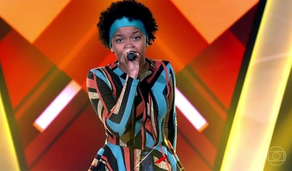 The Voice Kids - Franciele Fernandes - Reprodução/TV Globo