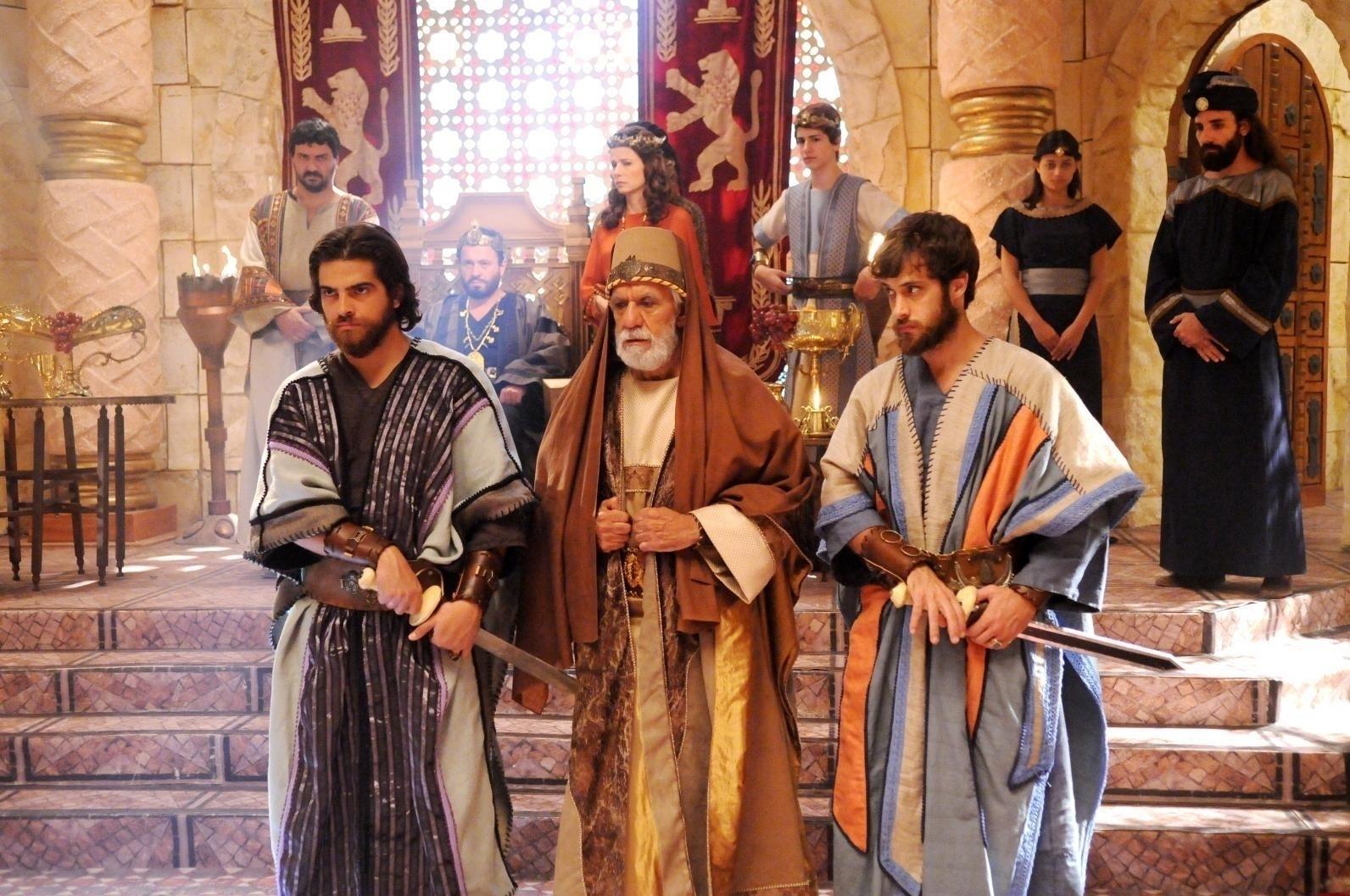 Cena de "O Rico e Lázaro", novela da Record que estreia nesta segunda (13) - Munir Chatack/RecordTV