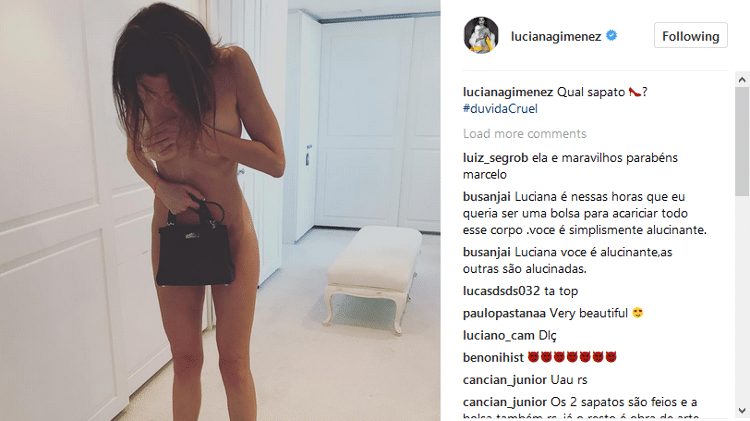 Reprodução/Instagram/lucianagimenez