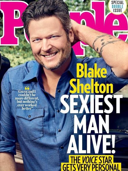 Blake Shelton na capa da revista "People" - Reprodução/Instagram