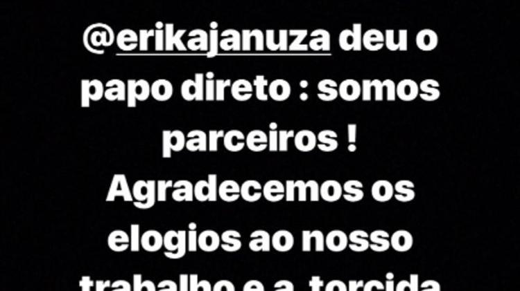 Caio Paduan nega namoro com Erika Januza - Reprodução/Instagram/caiopaduan - Reprodução/Instagram/caiopaduan